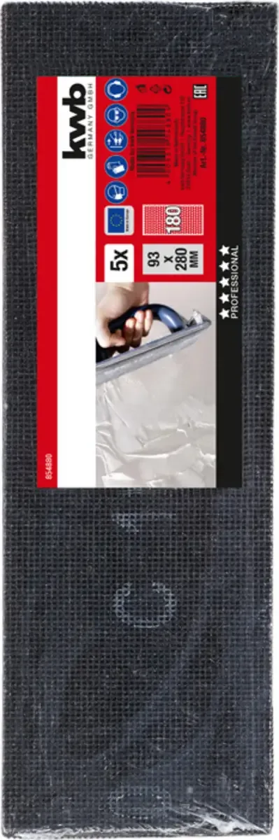 kwb 854880 Schleifnetz-Set 5 St. von KWB – Produktbild 3 von 3