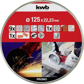 KWB 9+1 Doorslijpschijf set 125x1,0mm by KWB – product image 3 of 3