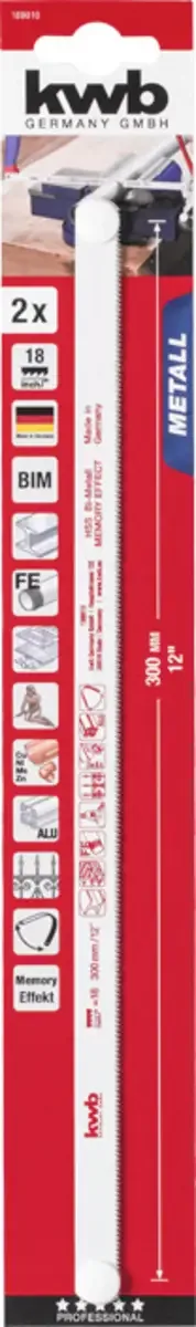 Metaalzaagblad Bi-Metaal - 18t 1880-10 by KWB – product image 3 of 3