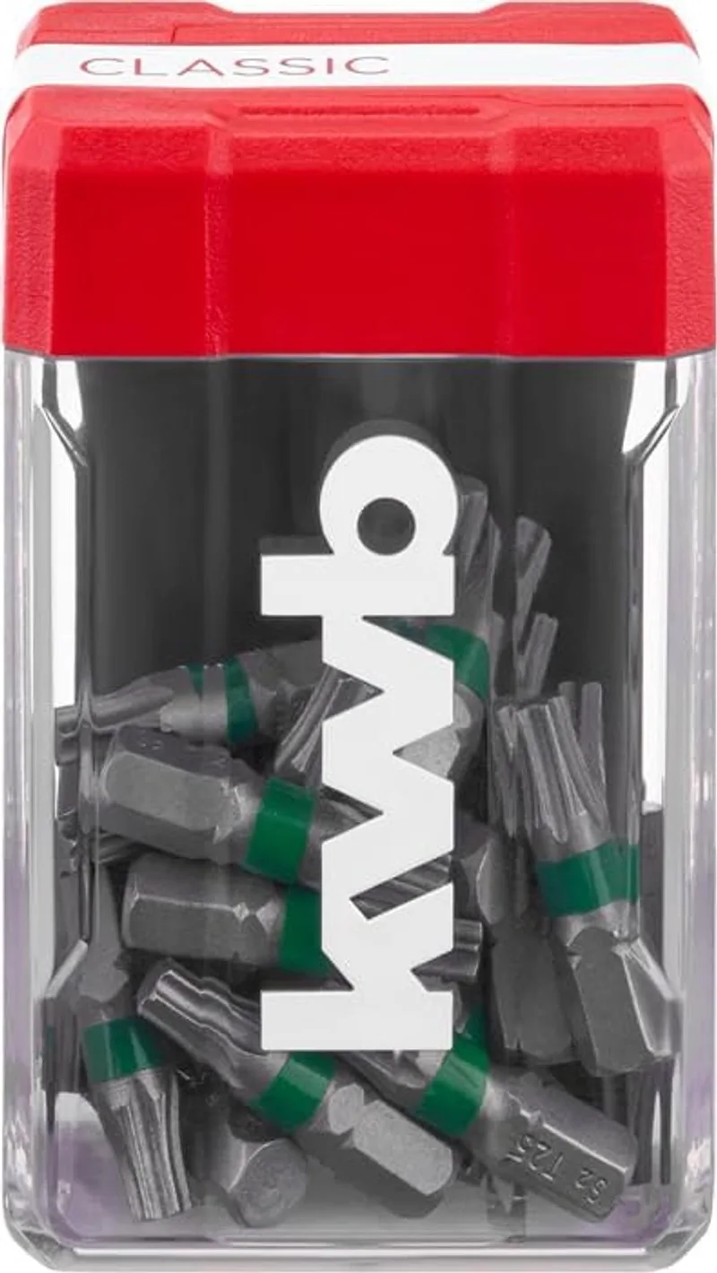 Mini Bitset T25, 25 Delen - S2 Staal, Dispenser & Koffer von KWB – Produktbild