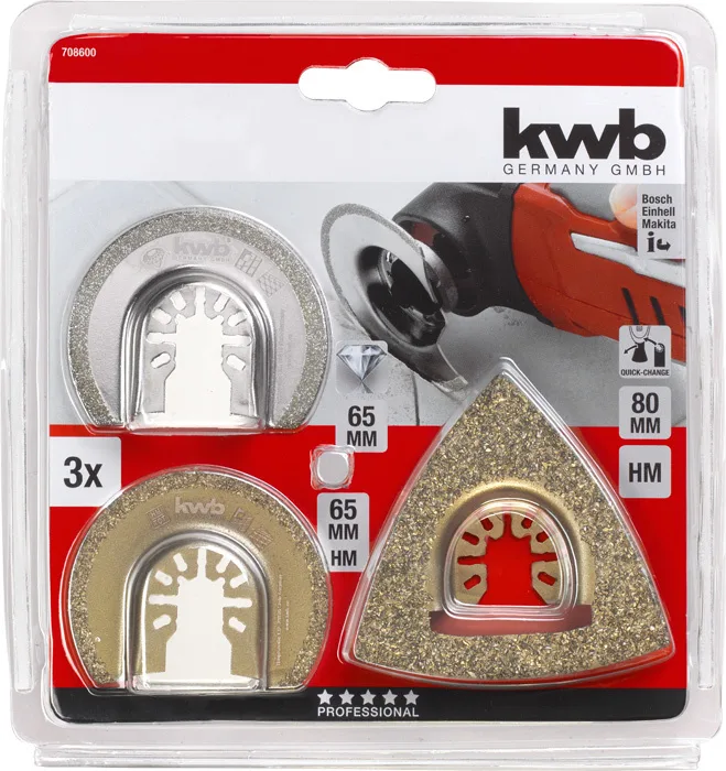 Multitool tegelreparatieset 3-delig de KWB – image du produit 5 sur 6