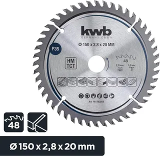 kwb 583568 Lame de scie circulaire 150 x 20 mm 1 pc(s) de KWB – image du produit 2 sur 5