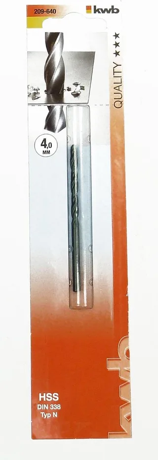 Quality *** HSS DIN 338 Typ N Spiraalboor, 4,2 mm (209642) de KWB – image du produit 1 sur 2