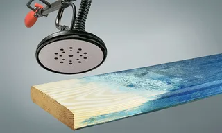 Quick-Stick schuurschijf - voor langnekschuurmachines K 180 225 mm Ø, stearaatcoating, geperforeerd met klittenband von KWB – Produktbild 2 von 3