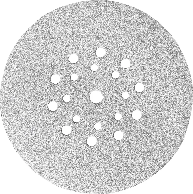 Quick-Stick schuurschijf - voor langnekschuurmachines K 180 225 mm Ø, stearaatcoating, geperforeerd met klittenband von KWB – Produktbild 1 von 3