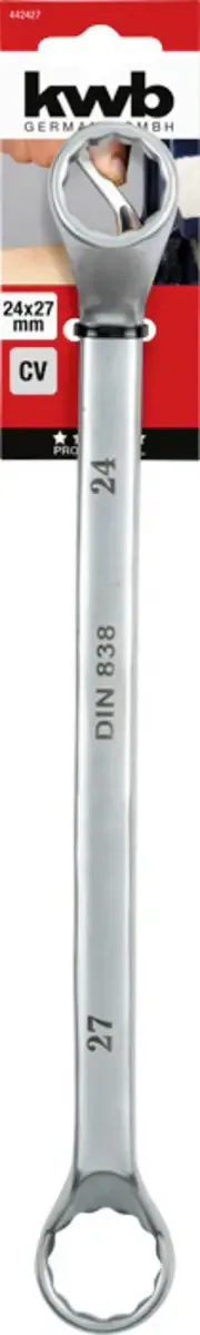Ringsleutel - 24 x 27 mm van KWB – productafbeelding 3 van 3