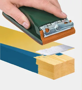 Schleifpapier kwb Profi Handschleifer mit Klemmvorrichtung - Ergonomisches Design, (Set) fra KWB, Rød – produktbillede 2 af 3