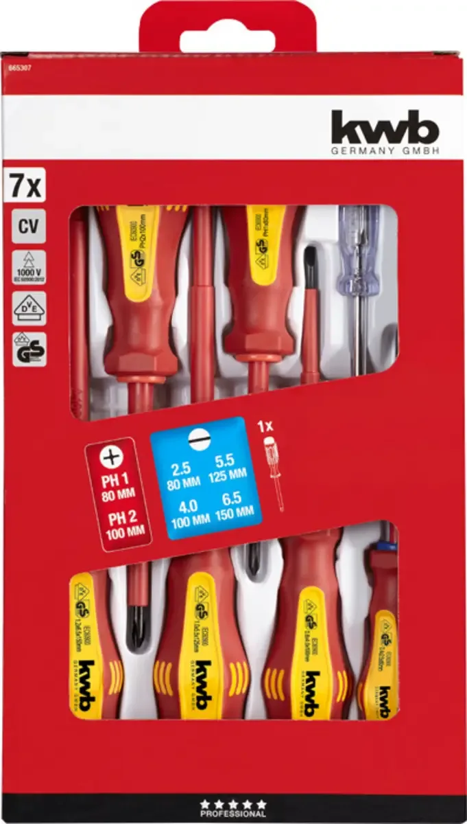 Schraubendreher-Set van KWB – productafbeelding 2 van 2
