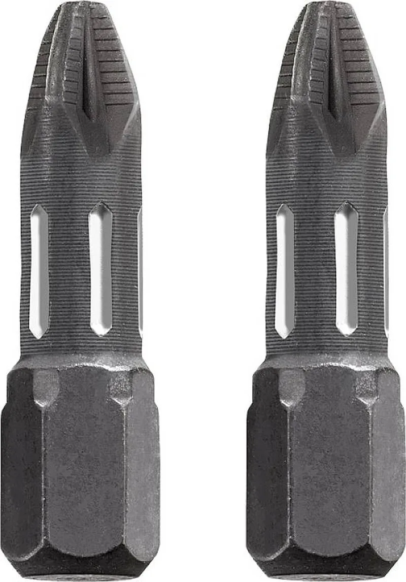 schroefbit PZ 1 - Pozidriv 1 - Torsion - Lengte 25 mm - 1/4" schacht - 122101 - 2 stuks fra KWB – produktbillede