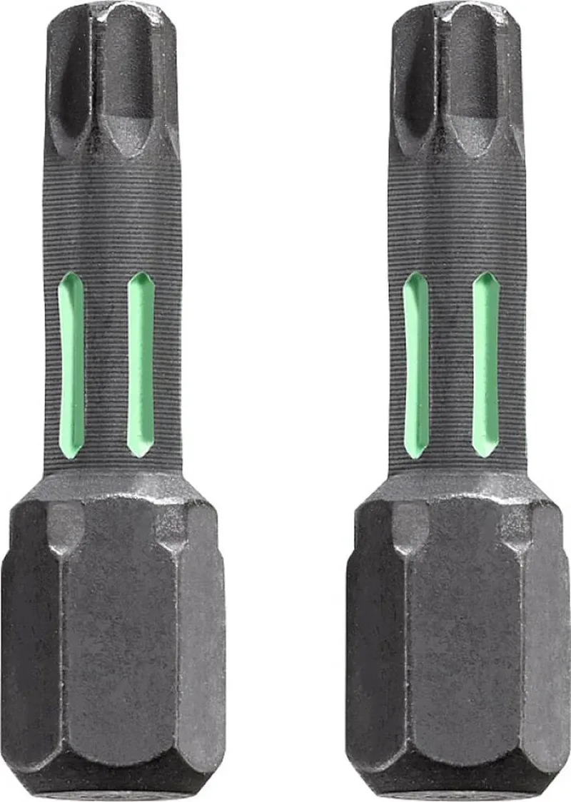 schroefbit T30 - Torx 30 - Torsion - Lengte 25 mm - 1/4" schacht - 122230 - 2 stuks de KWB – image du produit