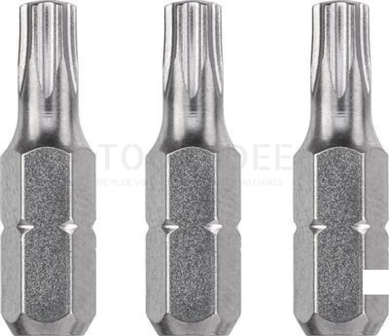 Schroefbits Torx 25mm - 3 stuks - Torx 40 van KWB – productafbeelding