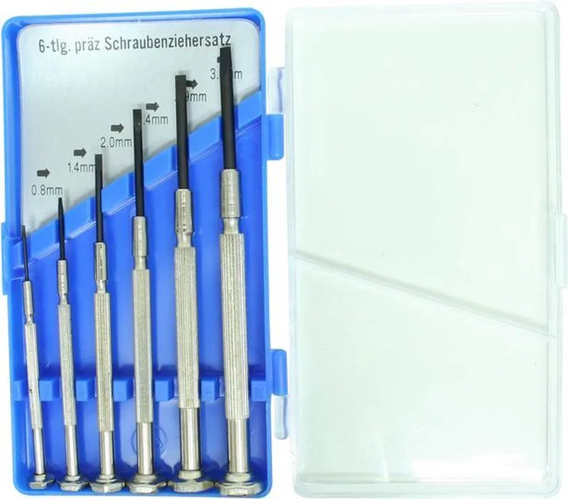 Schroevendraaierset - Horlogemaker - 6 delig de KWB, Neutraal – image du produit