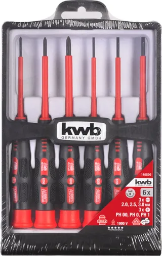 Schroevendraaierset van KWB, Kleurloos – productafbeelding 2 van 2