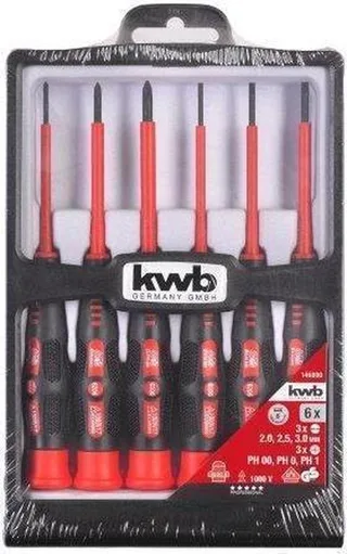Schroevendraaierset van KWB, Kleurloos – productafbeelding 1 van 2