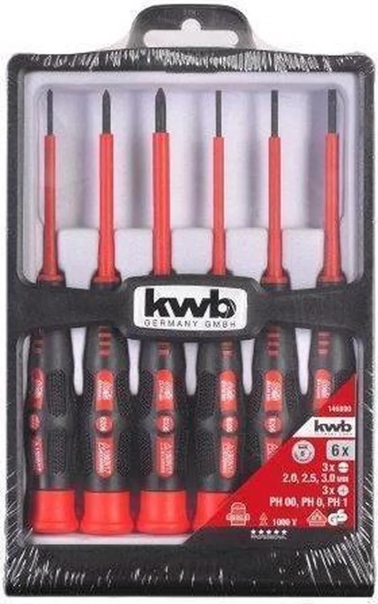 Schroevendraaierset by KWB, Kleurloos – product image