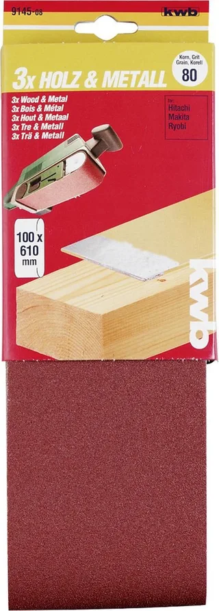 Schuurband 100 x 610 mm, K40 by KWB – product image 1 of 3