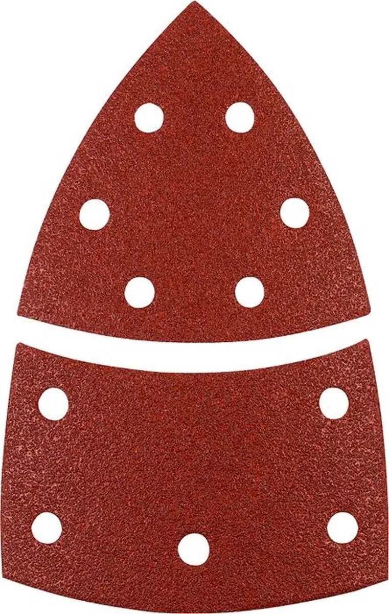 schuurschijf 100 x 62, 93 mm - Korrel 120 - Klittenbandhechting - 496112 - 5 stuks van KWB – productafbeelding 1 van 3