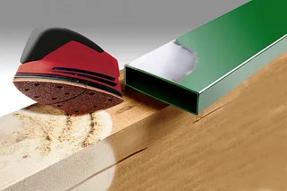 schuurschijf 100 x 62, 93 mm - Korrel 40 - Klittenbandhechting - 496104 - 5 stuks de KWB – image du produit 2 sur 3