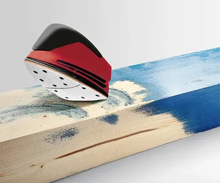 schuurschijf 100 x 62, 93 mm - Korrel 80 - Klittenbandhechting - 496808 - 5 stuks von KWB – Produktbild 2 von 3