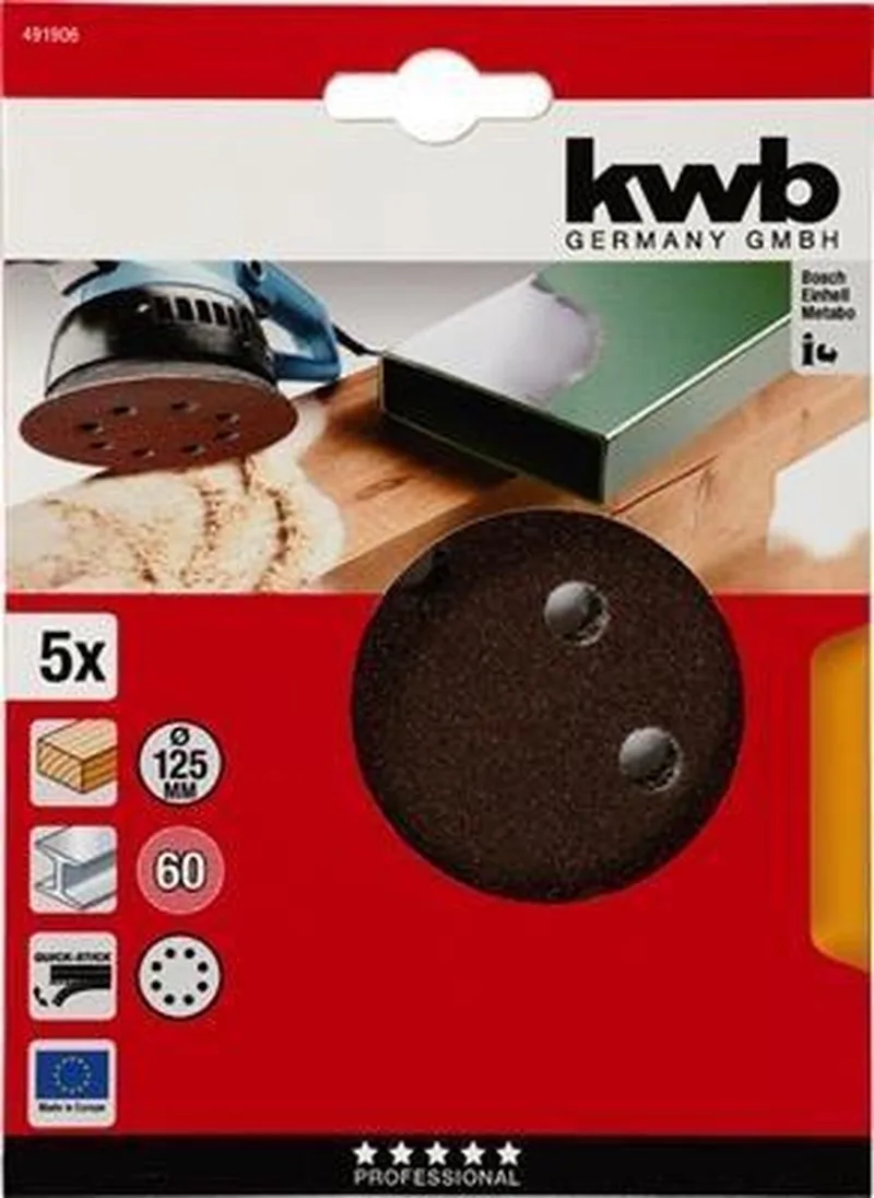 Schuurschijf 125 mm, k60 de KWB – image du produit