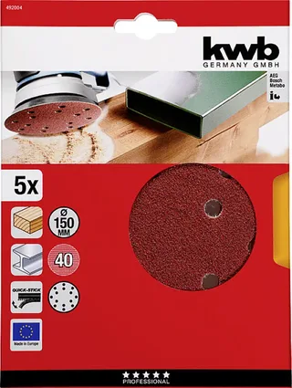 schuurschijf � 150 mm K40 von KWB – Produktbild 3 von 3