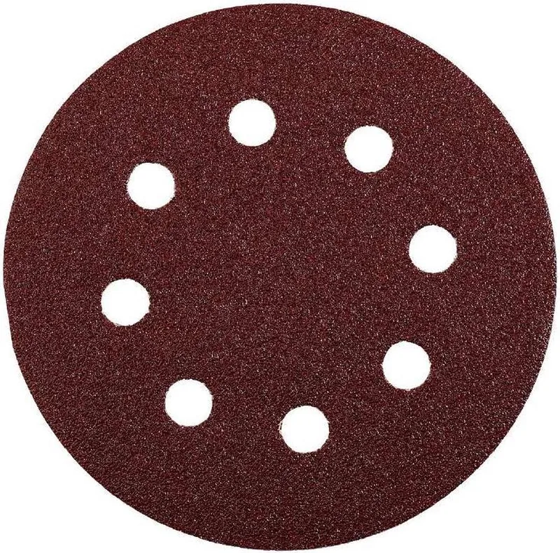 schuurschijf Ø 125 mm - Korrel 40 - Klittenbandhechting - 491904 - 5 stuks van KWB – productafbeelding