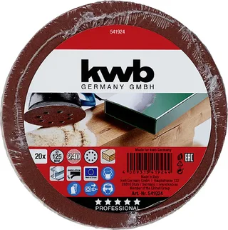kwb 541924 Slibeskive Diameter 125 mm Kornstørrelse=240 20 stk von KWB – Produktbild 3 von 3