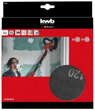 Schuurschijven Set Ø 225 5 stuks by KWB – product image 2 of 2