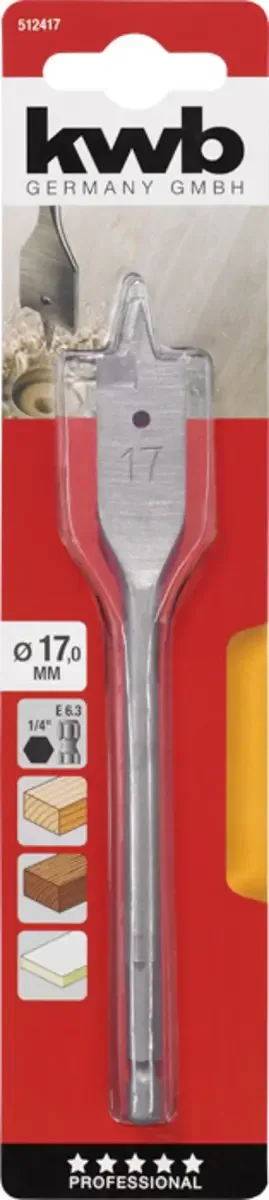 kwb 512417 Trä-fräsborr 1 st 17 mm 1 st von KWB – Produktbild 3 von 3