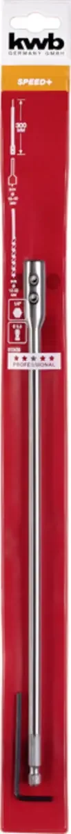 Speedboor Verlengstuk - Lepelboor verlenger - 300mm de KWB – image du produit 3 sur 3
