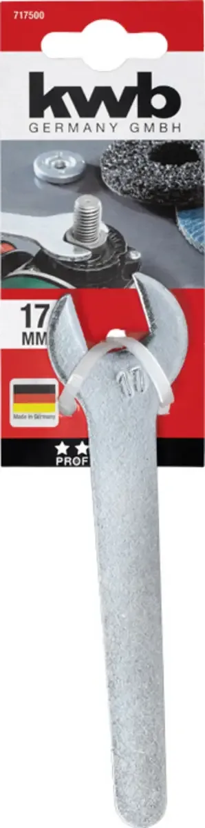 Steeksleutel - voor Agresso-Flex hulpstukken - 17mm by KWB – product image 3 of 3
