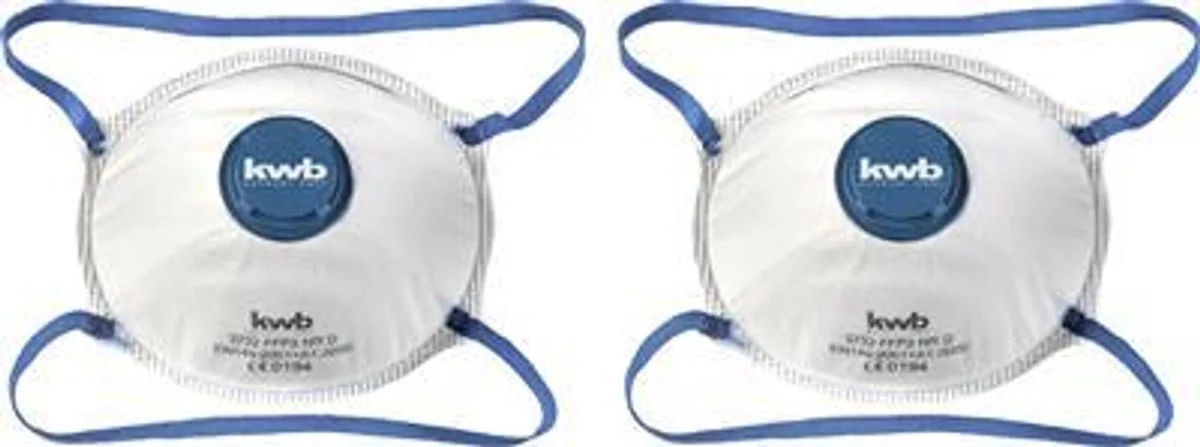 Stofmask,Met Uitademventiel Zb by KWB, Neutraal – product image