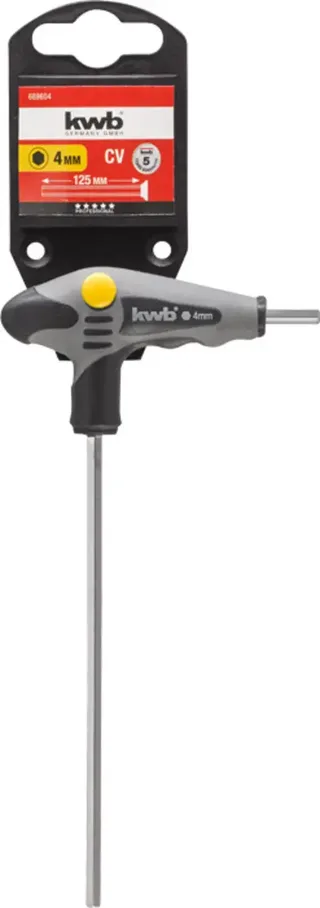 Clé mâle à six pans Taille (métrique): 4 mm de KWB, Noir – image du produit 2 sur 2