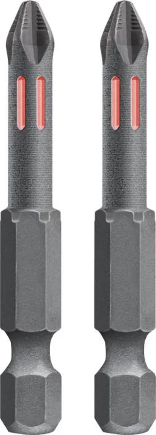 torsie bitset - PH1 Phillips 1 - Lengte 50 mm - Hoge torsieweerstand - 122051 - 2 stuks de KWB – image du produit 1 sur 3