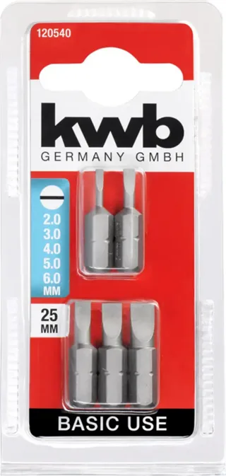 kwb 120540 Krydskærv-bit 5 dele fra KWB – produktbillede 3 af 3