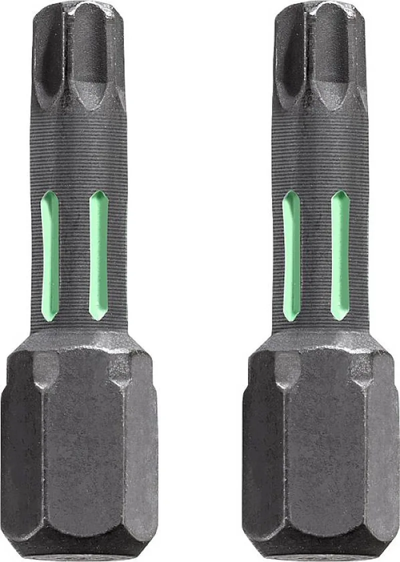 torsie bitset - T20 Torx 20 - Lengte 25 mm - Hoge torsieweerstand - 122220 - 2 stuks van KWB – productafbeelding 1 van 3