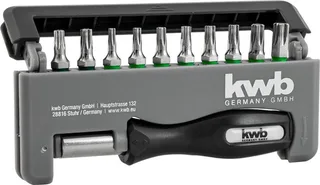 Torx 12-delige schroevendraaier bit-box INDUSTRIAL STEEL de KWB – image du produit 1 sur 3