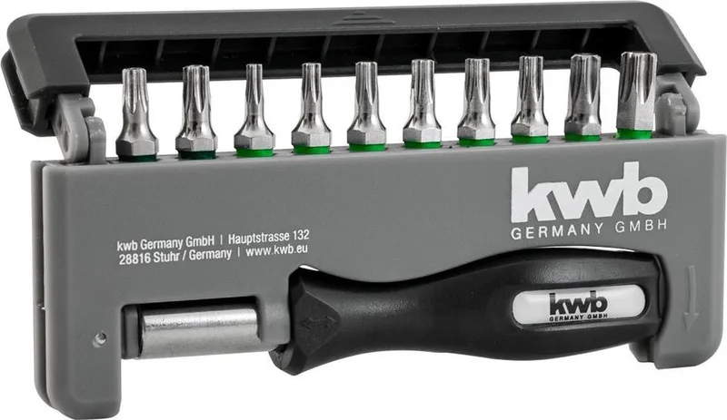 Torx 12-delige schroevendraaier bit-box INDUSTRIAL STEEL de KWB – image du produit 1 sur 3