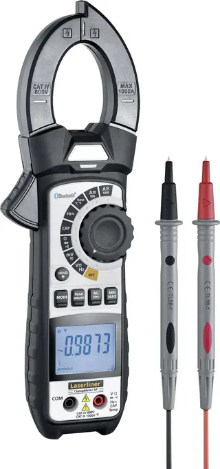 ClampMeter XP (BT) Stromzange digital mit Bildschirmhintergrundbeleuchtung CAT III 1000 V, CAT IV 600 V Anzeige (Counts): 50000 by Laserliner – product image 1 of 2