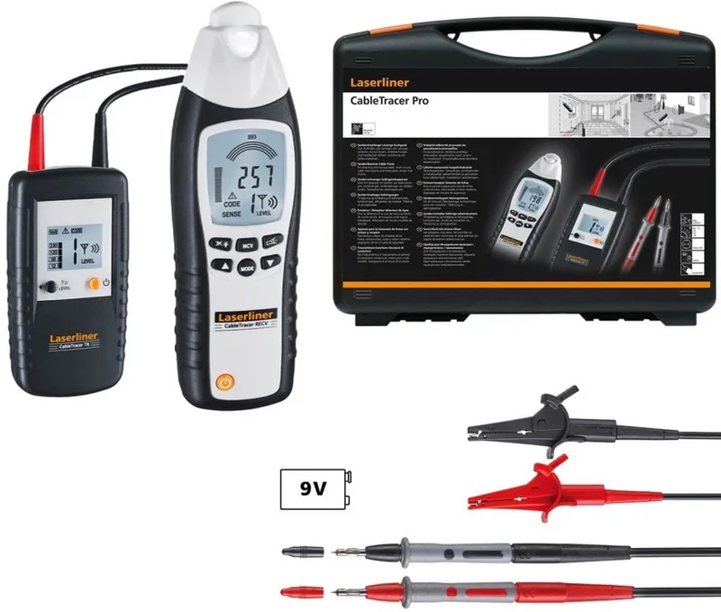 leidingzoeker CableTracer Pro van Laserliner, Kleurloos – productafbeelding