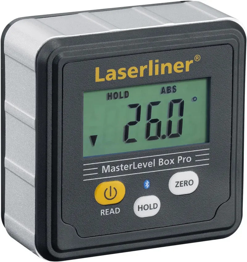 MasterLevel Box Pro (BLE) 081.262A Digitale Wasserwaage mit Magnet 28 mm 360 ° von Laserliner – Produktbild