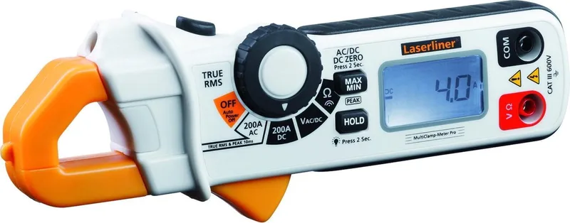 MultiClamp-Meter Pro Stroomtang Digitaal CAT III 600 V Weergave (counts): 3.5 van Laserliner – productafbeelding
