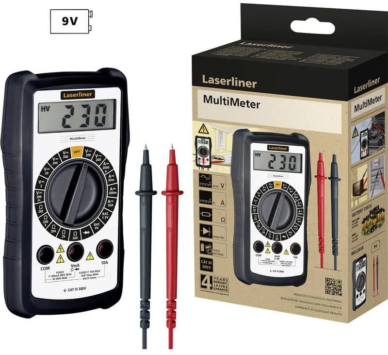 MultiMeter Multimeter von Laserliner, Kleurloos – Produktbild
