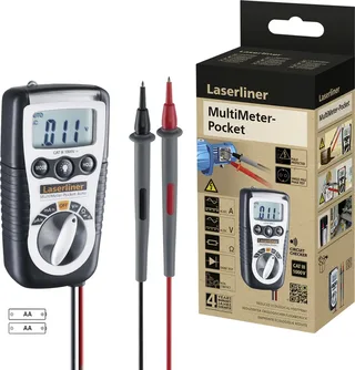 MultiMeter-Pocket Hand-Multimeter digital Durchgangsprüfung by Laserliner – product image 1 of 3