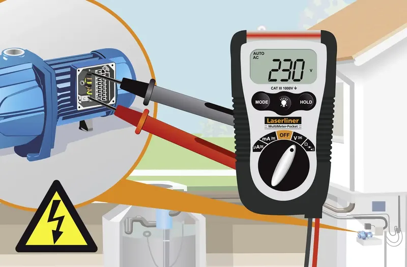 MultiMeter-Pocket Hand-Multimeter digital Durchgangsprüfung by Laserliner – product image 2 of 3