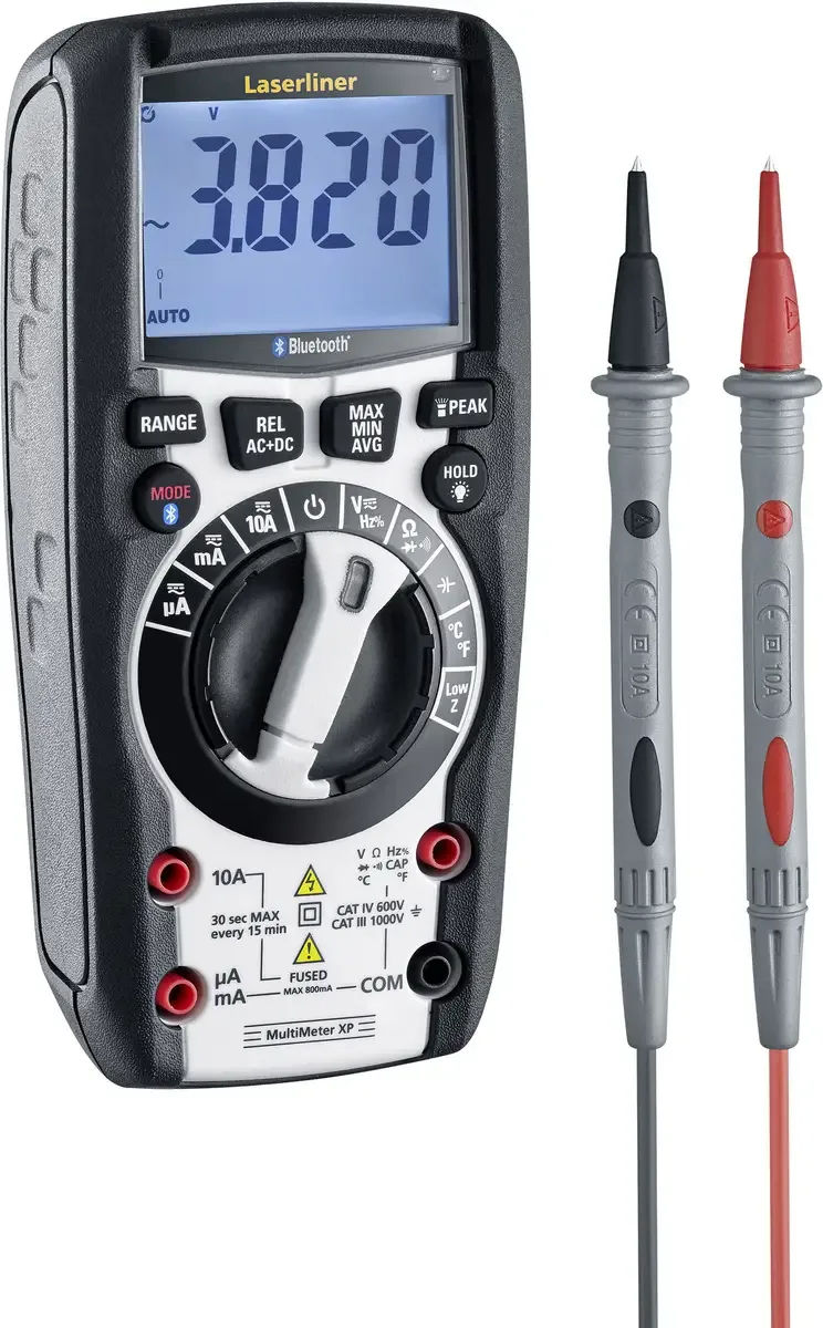 MultiMeter XP Hand-Multimeter digital Durchgangsprüfung, Kapazitätsmessung, LoZ, Momentanwertspeicher CAT III 1000 V, CAT IV 600 V Anzeige (Counts) by Laserliner – product image 1 of 2