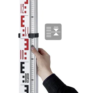 Nivellierkeil 360°-Linienlaser mit Laserempfänger, Stativ und Messlatte 052.500A, selbstnivellierend von Laserliner – Produktbild 3 von 5