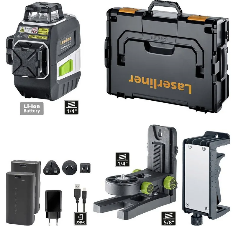 Nivellierkeil MasterPlane-Laser 3G Pro 360°-Linienlaser 031.410L by Laserliner – product image