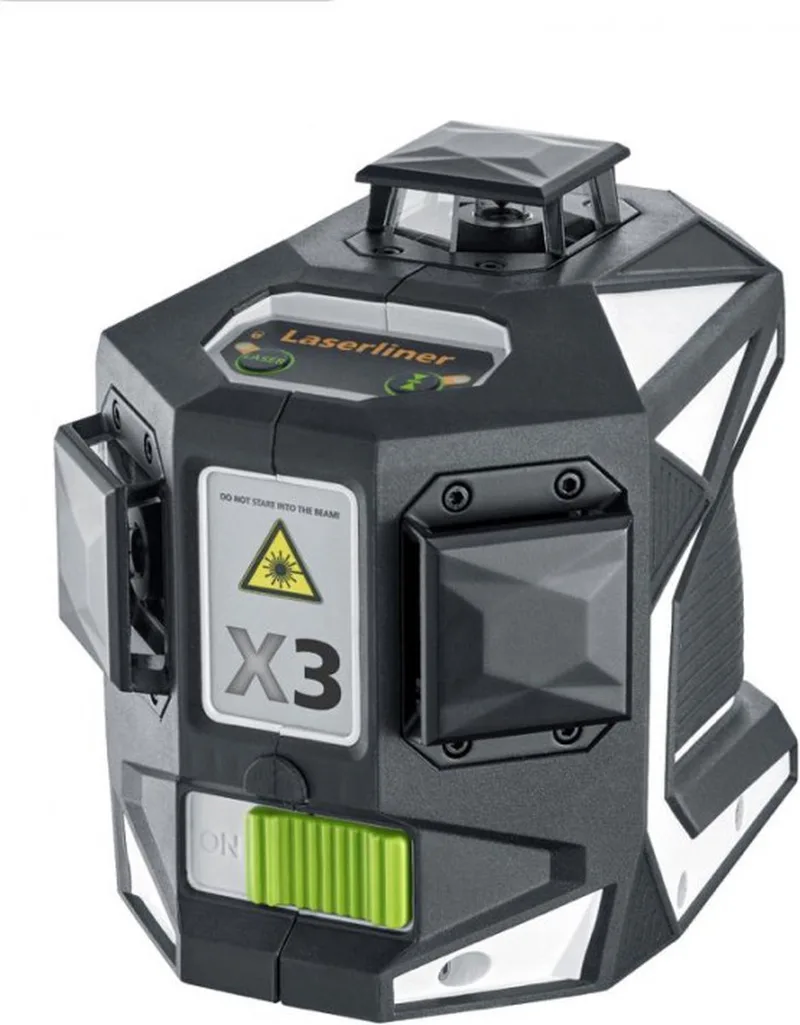 X3-Laser Pro Kruislijnlaser incl. wandhouder in L-boxx - 3 lijnen - 30m de Laserliner – image du produit