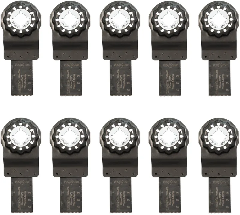 10x TMA058 invalzaagblad 20 x 30 mm (10x B-64923) Starlock OIS / Plus / Max von Makita – Produktbild
